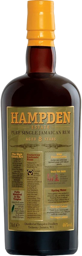 Hampden Estate Single Jamaican 8 year 750 ml