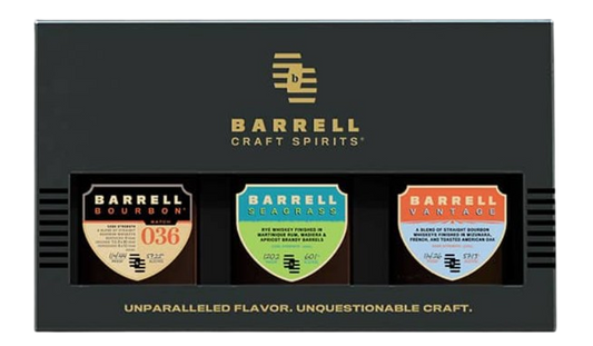 Barrel Craft Spirits Barrell Vantage, Barrell Seagrass and Barrell 036 Gift Set 200ml